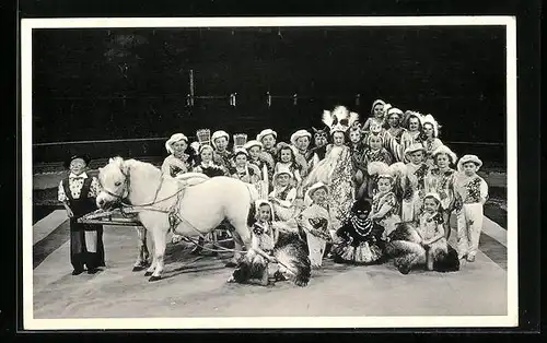 AK München-Solln, C. H. Schäfers Circus-Stadt Liliput, Memlingstrasse 11