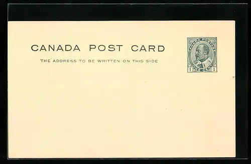 AK Canada Post Card, Ganzsache