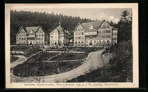 AK Calmbach /Württ., Heilstätte Charlottenhöhe