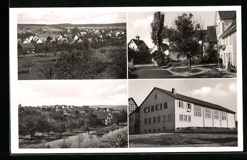 AK Holzhausen, Ortsansichten, Strassenpartie, Gebäude