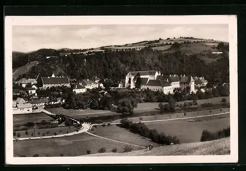 AK Zlatá Koruna, Ortsansicht aus der Vogelschau