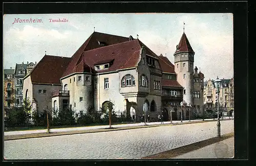 AK Mannheim, Turnhalle, Strassenpartie