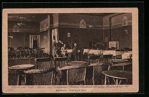 AK Schöneberg, Diele des Café Meran, Innsbruckerstr. 16