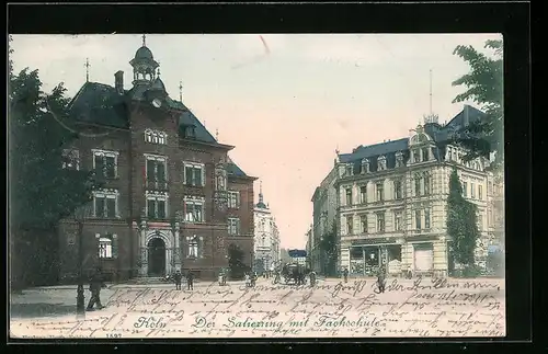 AK Köln-Neustadt, Der Salierring mit Fachschule