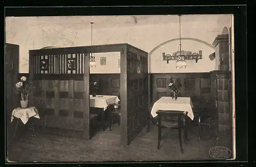 AK Kaufbeuren, Hotel Goldener Hirsch, Weinstube