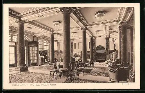 AK Köln /Rhein, Excelsior Hotel, Halle