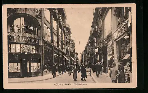 AK Köln, Geschäfte in der Hohestrasse