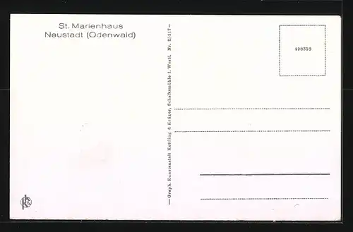 AK Neustadt i. Odenwald, St. Marienhaus, Spiel der Kleinsten