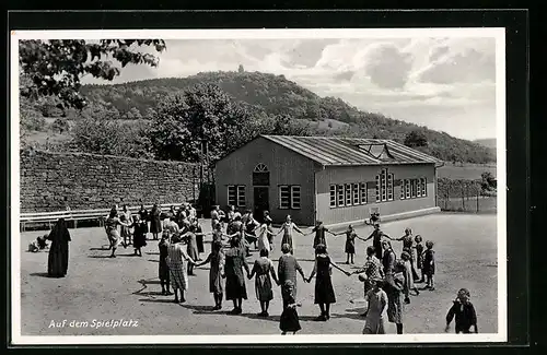 AK Neustadt i. Odenwald, St, Marienhaus, Auf dem Spielplatz