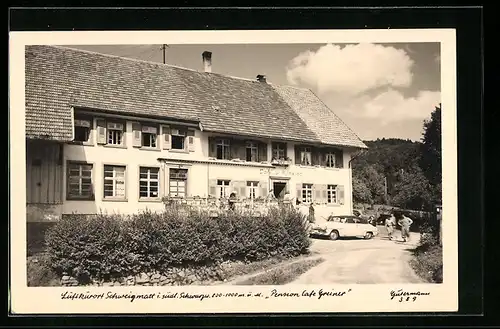 AK Schweigmatt i. Schwarzw., Pension Café Greiner