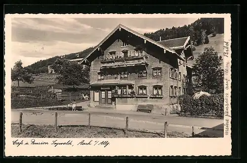 AK Aach im Allgäu, Cafe und Pension Seywald