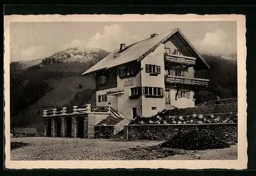 AK Mittelberg, Gasthaus Haus Steppe, Aussenansicht