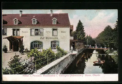 AK Villingen, Hotel und Pension Zur Waldmühle