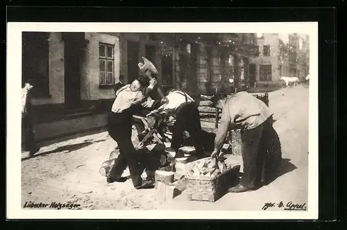 AK Lübeck, Stadttypen Holzsäger