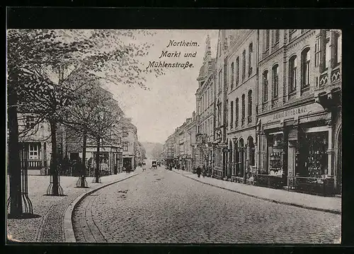 AK Northeim, Markt und Mühlenstrasse