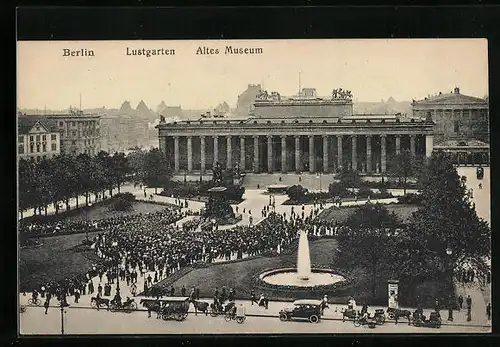 AK Berlin, Lustgarten und Altes Museum