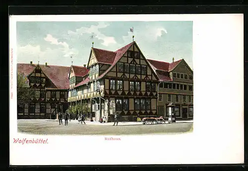 AK Wolfenbüttel, Ansicht Rathaus