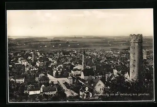 AK Ravensburg, Von der Veitsburg aus gesehen