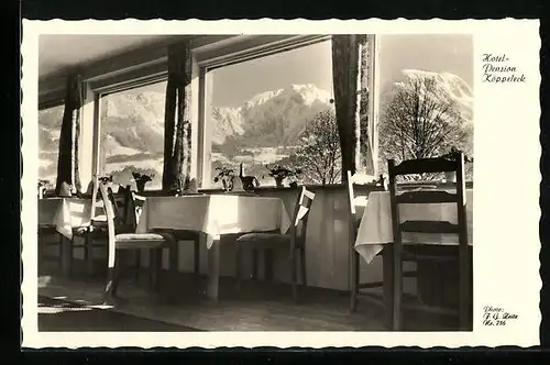 AK Berchtesgaden-Schönau, Hotel-Pension Köppeleck, Bes. H. Menzel