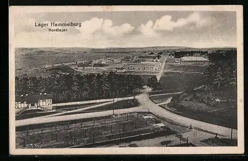 AK Lager Hammelburg, Ansicht Nordlager