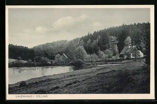 AK Lakenhaus /Solling, Haus am See