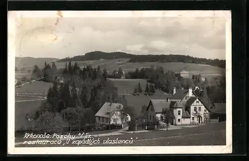 AK Pasecky n. Jiz., Restaurace U zapadlych vlastencu