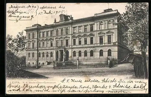 AK Leipa, K. K. Staats-Ober-Gymnasium