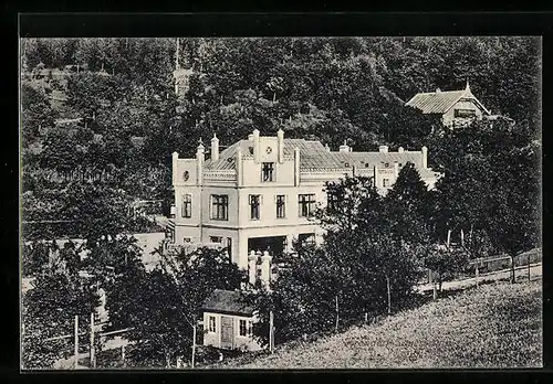 AK Krondorf /Sauerbrunn, Blick auf Villen