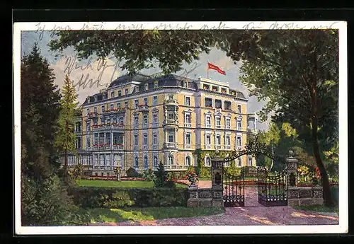 AK Franzensbad, Wolf`s Hotel Imperial