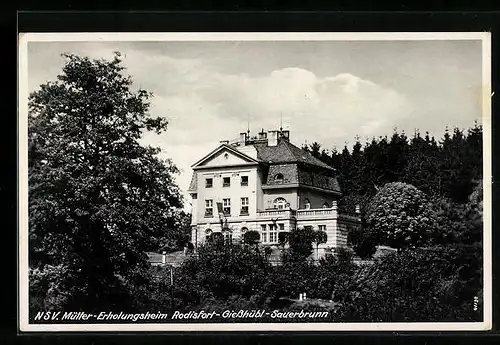AK Giesshübl-Sauerbrunn, NSV. Mütter-Erholungsheim Rodisfort