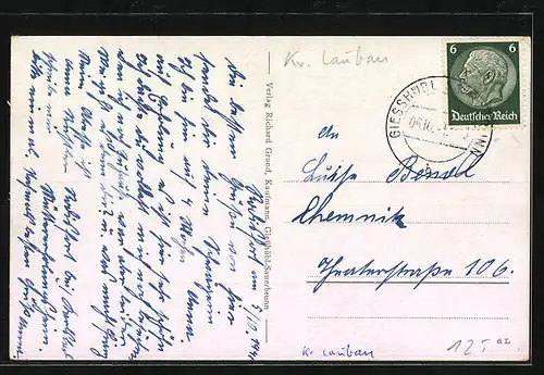 AK Giesshübl-Sauerbrunn, NSV. Mütter-Erholungsheim Rodisfort