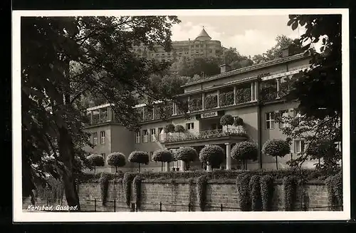 AK Karlsbad, Ansicht Gasbad