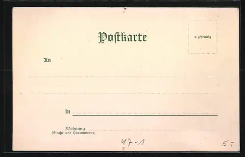 Lithographie Einsam bin ich - nicht alleine!, Im Carcer, studentische Szene