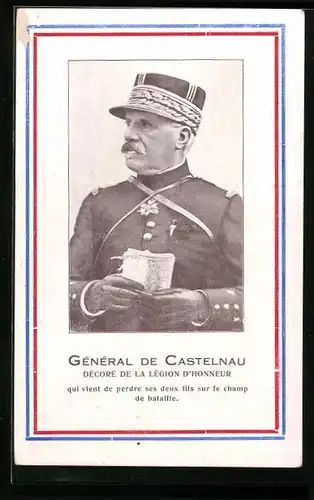 AK Heerführer General de Castelnau