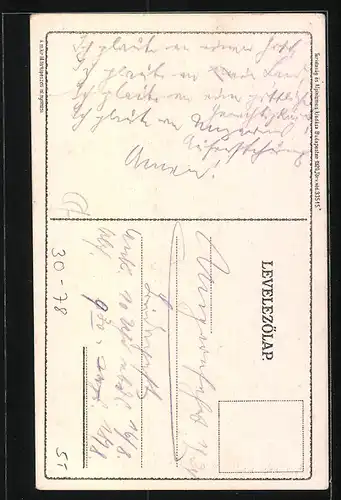 Künstler-AK Österreichischer Soldat mit Schwert und Stacheldraht