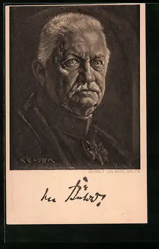 Künstler-AK Heerführer zu Bülow