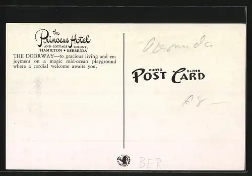 AK Hamilton, The Princess Hotel