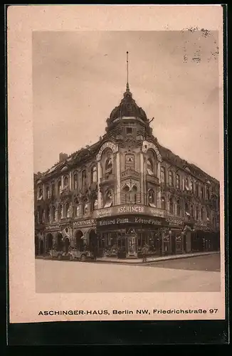 AK Berlin, Restaurant Aschinger-Haus, Friedrichstr. 97