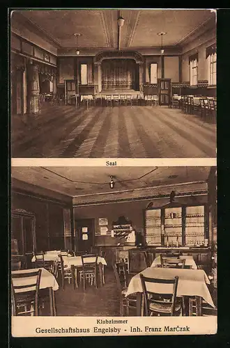 AK Engelsby, Gesellschaftshaus und Restaurant von Franz Marczak