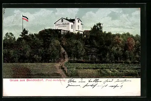 AK Bendestorf, Gasthaus zum Waldfrieden August Müller