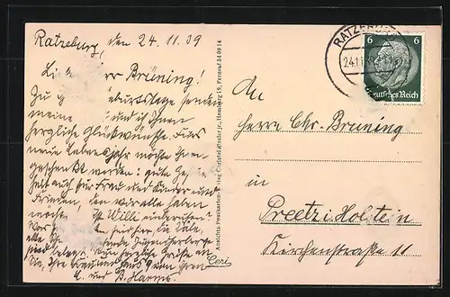 AK Ratzeburg i. Lbg., Jugendherberge mit n