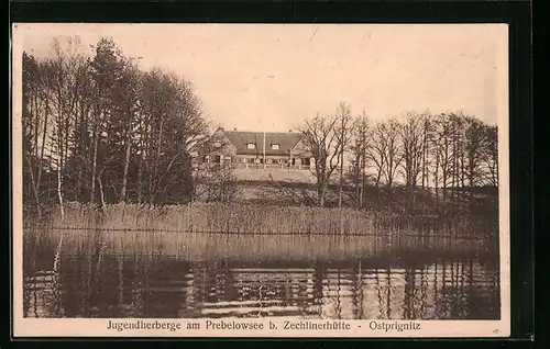 AK Zechlinerhütte a. Prebelowsee, Jugendherberge mit Seeblick