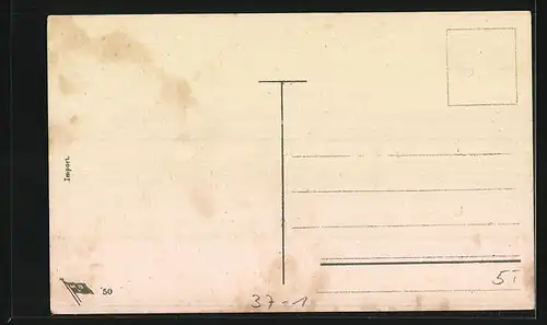 AK Die Sonne sank im Westen, Nr. 4, Verwundeter reicht sein Eisernes Kreuz einem Sanitäter