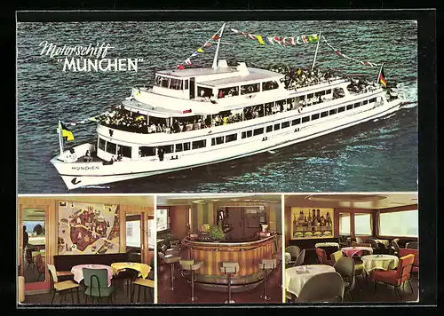 AK Motorschoff München auf dem Bodensee