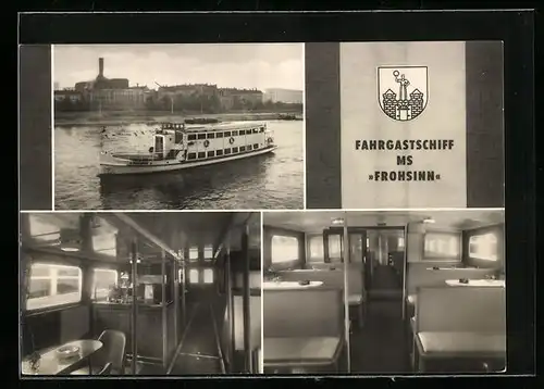 AK Fahrgastschiff MS Frohsinn
