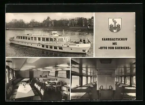AK Fahrgastschiff MS Otto von Guericke