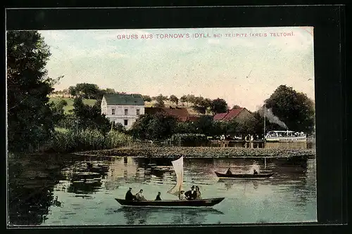 AK Teupitz, Gasthaus Tornow`s Idyll