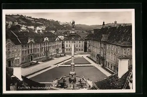 AK Eichstätt, Blick auf Residenzplatz