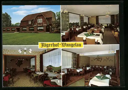 AK Wangelau, Gasthaus Jägerhof, Familie H. Marbs