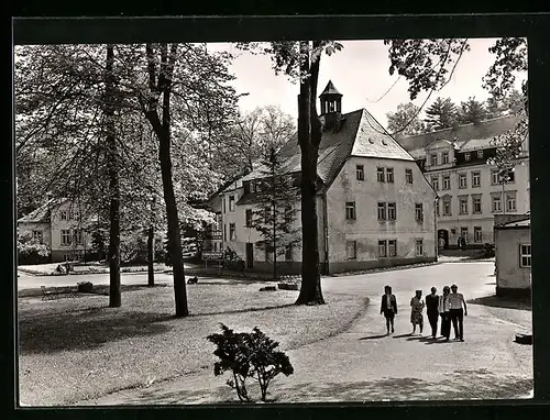 AK Warmbad /Erzgeb., Blick auf Pawlow-Haus